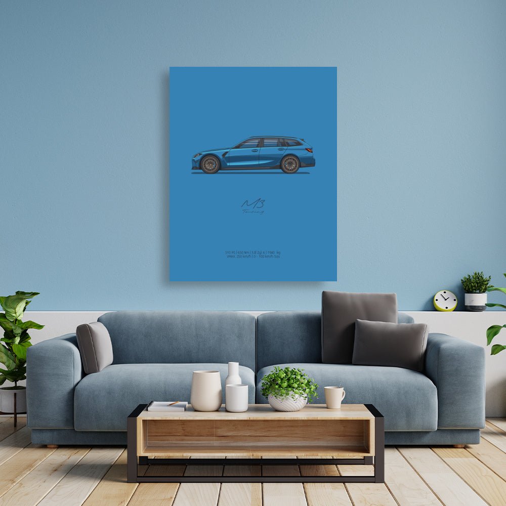 M3 G81 - Le-Mans Blue | Poster - Turbow