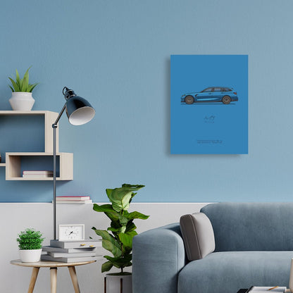 M3 G81 - Le-Mans Blue | Poster - Turbow