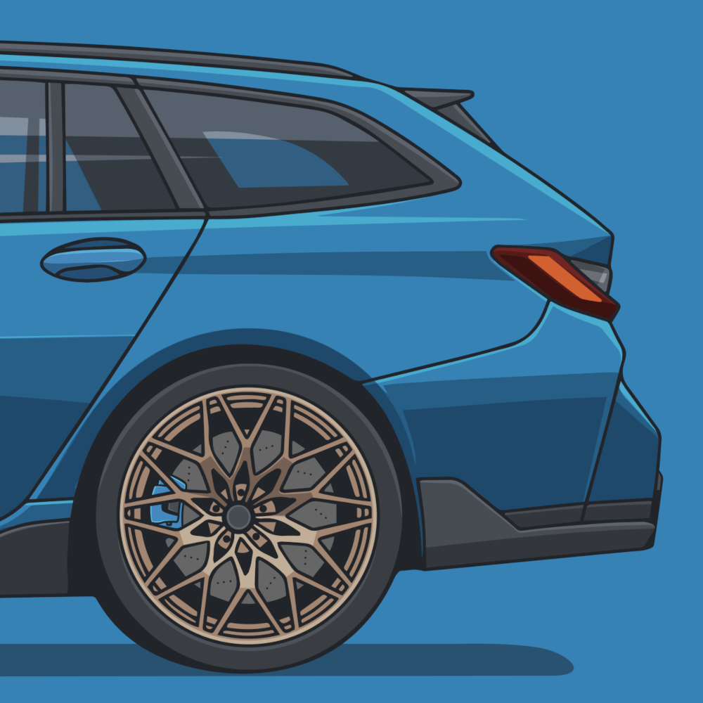 M3 G81 - Le-Mans Blue | Poster - Turbow