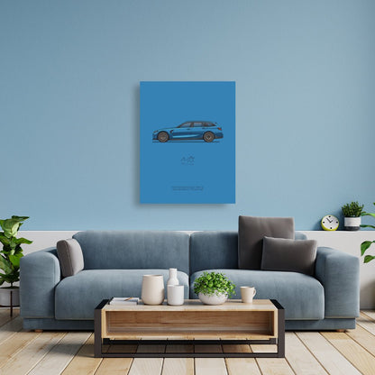 M3 G81 - Le-Mans Blue | Poster - Turbow