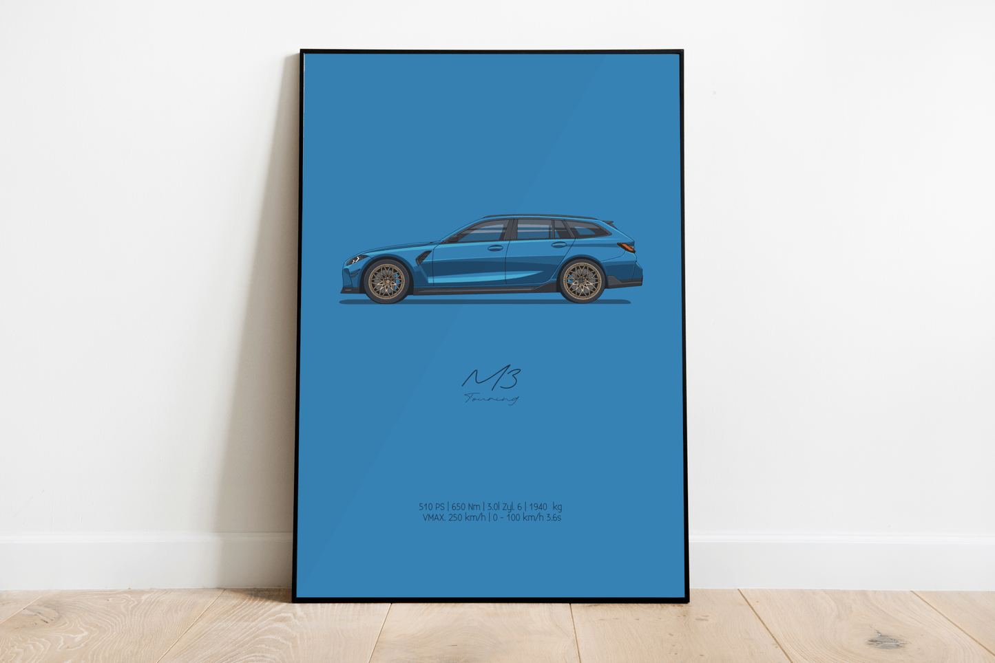 M3 G81 - Le-Mans Blue | Poster - Turbow