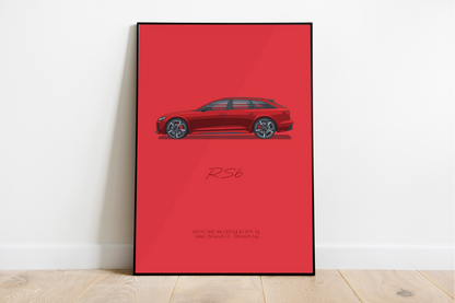 RS6 - Misano Red | poster