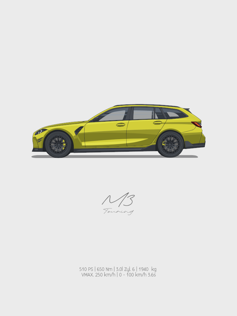 M3 G81 - Sao Paolo Yellow | Classic posters